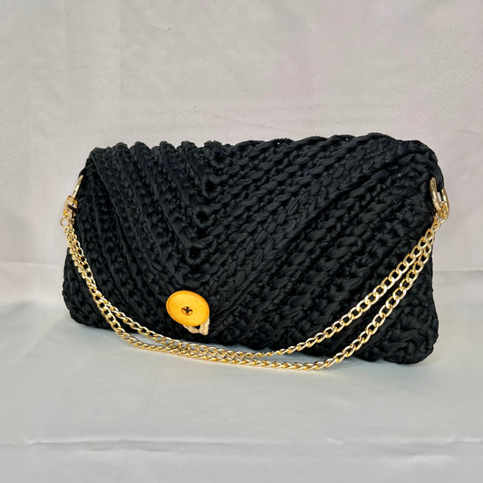 Bolso Medianoche Maxi Negro